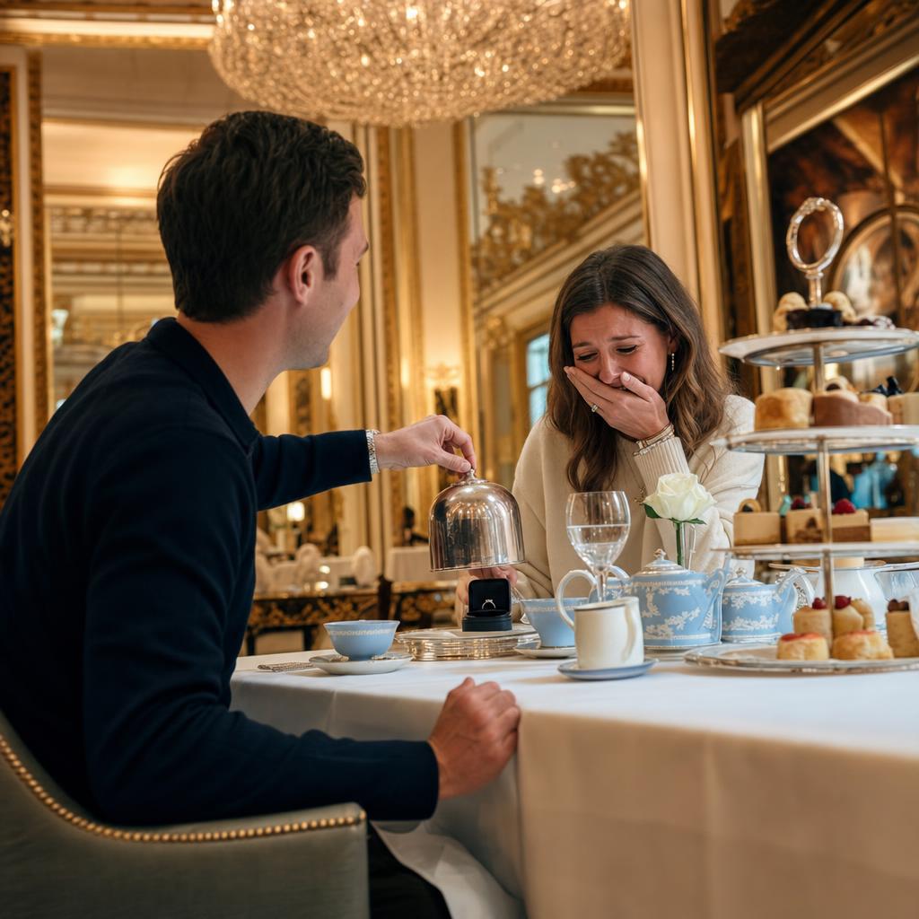 Secret Tearoom - Afternoon tea proposal package in London