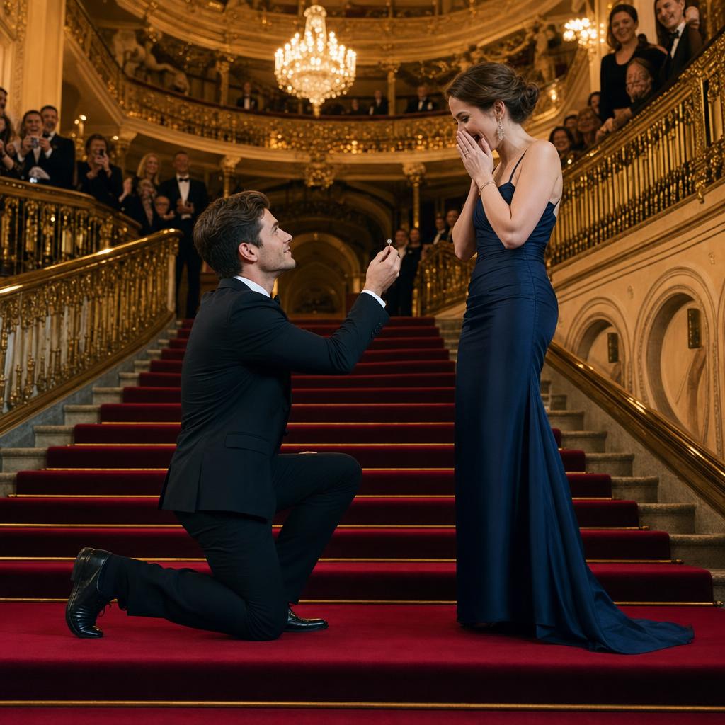 A proposal at the Royal Opera House