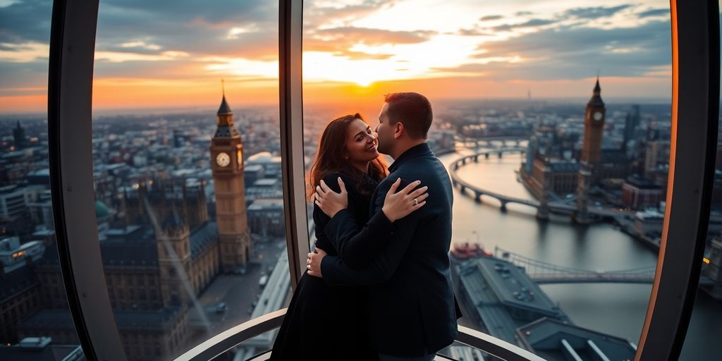 The Ultimate London Eye Proposal: A Romantic Experience Above the City